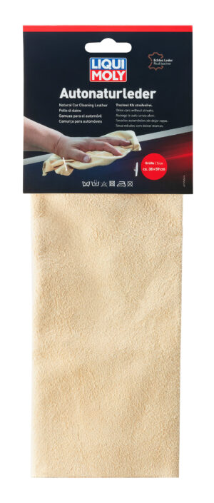 Natural leather car cleaner