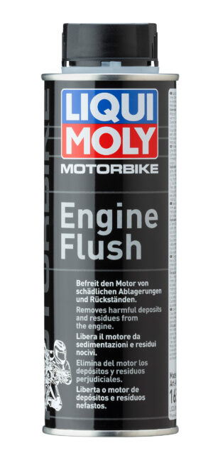 Motobike engine flush